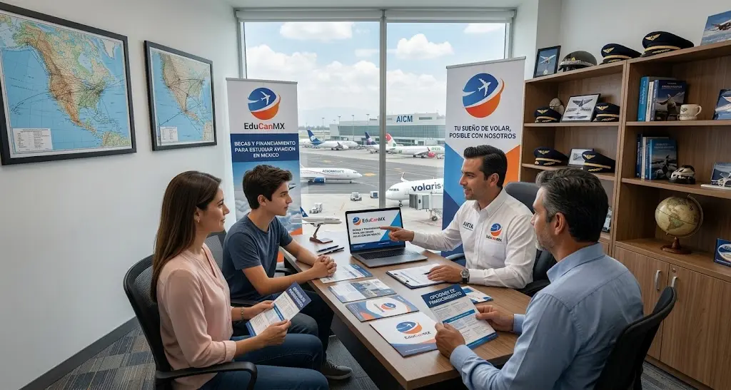 Becas y financiamiento para estudiar aviación — Aerocapacitación ANTA