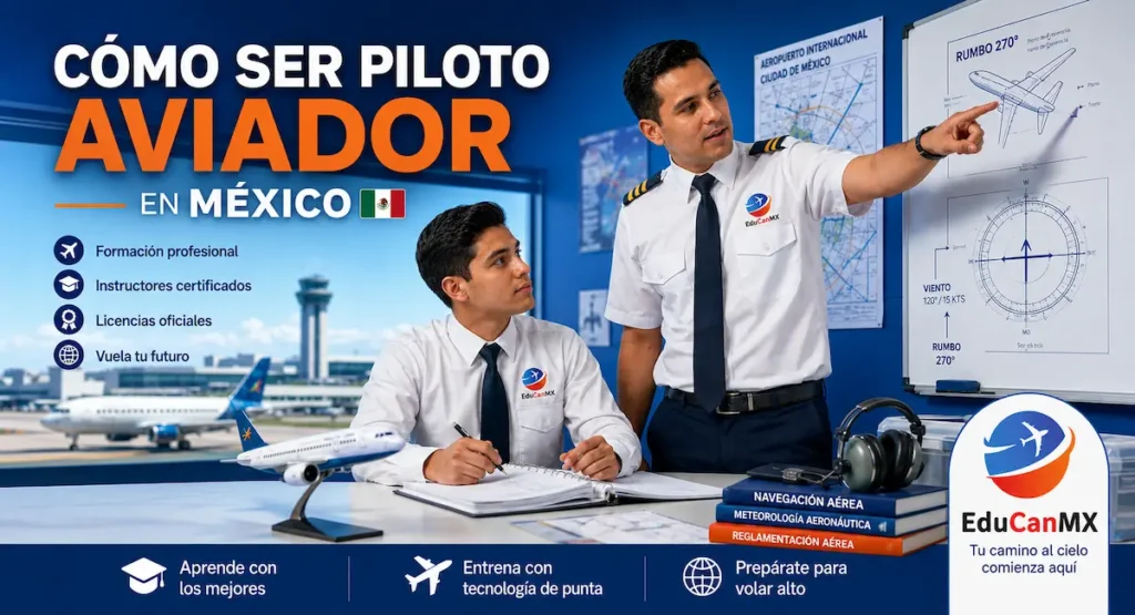 Cómo ser piloto aviador en México: guía paso a paso