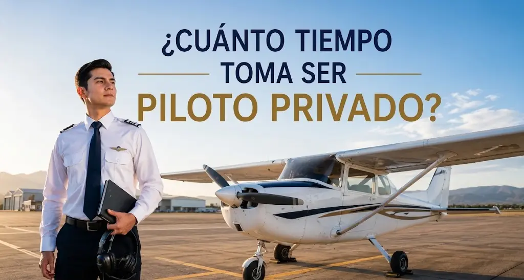 Cuánto tiempo se tarda en convertirse en piloto en México