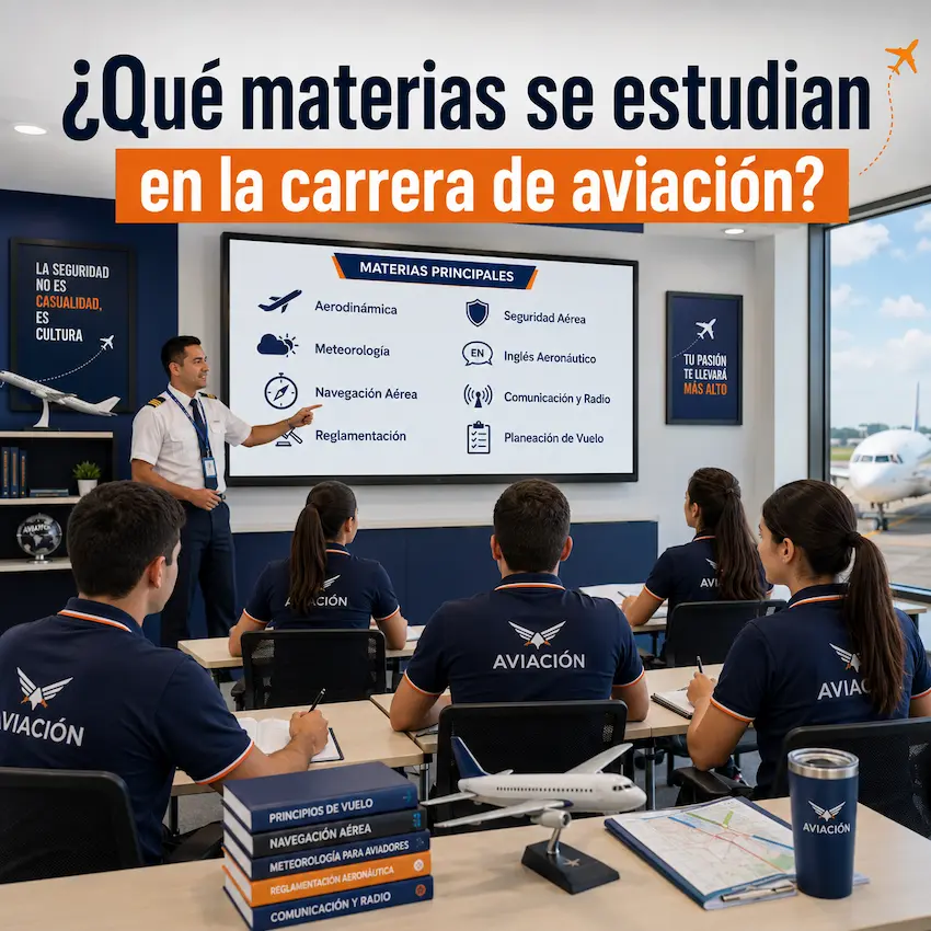 Qué Materias se Estudian en la Carrera de Aviación — Aerocapacitación ANTA