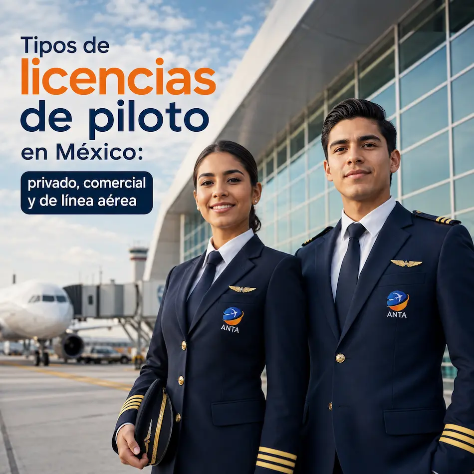 Tipos de licencias de piloto — Aerocapacitación ANTA